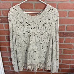 Warm oversized sweater